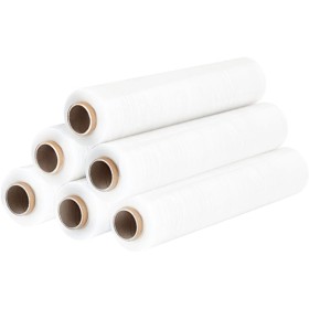 BOBINE FILM ESTENSIBILE BIANCO PELLICOLE DA 2,2 KG 23 MICRON