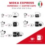 BIALETTI MOKA EXPRESS SQUID GAME 6 TAZZE MANICO ANTISCOTTATURA NON ADATTO A INDUZIONE 270ML ALLUMINIO COD 5393