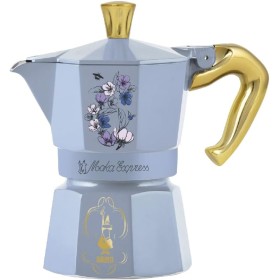 BIALETTI MOKA EXPRESS BRIDGERTON 3 TAZZE MANICO ANTISCOTTATURA NON ADATTO A INDUZIONE ALLUMINIO COD 5363