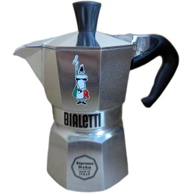 BIALETTI MOKA  EXPRESS 1 TAZZA OMINO COD9033 ACCIAIO LIMITED EDITION