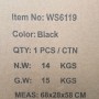 SEDIE DA UFFICIO WS6119 CON BASE IN FERRO-PELLE SINTETICA DA SCRIVANIA IMBOTTITA 68X28X58CM