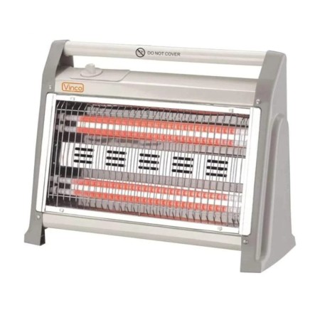 VINCO STUFA AL QUARZO ORIZZONTALE DA APPOGGIO 1200W 2 SELE RISCALDANTI COD 70157