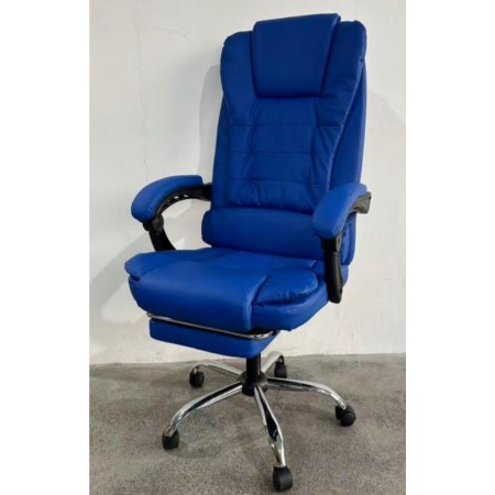 SEDIE DA UFFICIO WS1487 CON BASE IN FERRO-PELLE SINTETICA DA SCRIVANIA IMBOTTITA 68X28X58CM