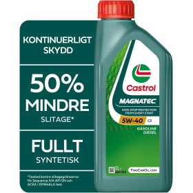 1 LATTINA CASTROL 5W40 C3  MAGNATEC OLIO MOTORE 1 LITRO GASOLINE/PETROL DIESEL