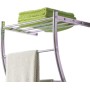 PraTiKo Life Porta Asciugamani Porta Sapone da Muro per Bagno Doccia Acciaio 3 posti con mensola COD 657886