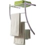 PraTiKo Life Porta Asciugamani Porta Sapone da Muro per Bagno Doccia Acciaio 3 posti con mensola COD 657886