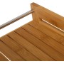 CASA SELECCION TAVOLO DA CAMERIERA IN BAMBU' CON RUOTE  55X32X62,50 CM COD 7574 COLOR NATURALE