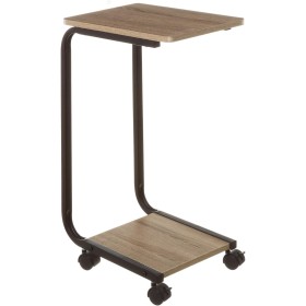 CASA SELECCION TAVOLINO ausiliario in metallo, moderno, nero, 65 x 40 x 27 cm COD CN 10262
