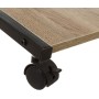 CASA SELECCION TAVOLINO ausiliario in metallo, moderno, nero, 65 x 40 x 27 cm COD CN 10262