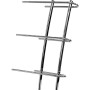 CASA SELECCION SUPPORTO PORTAASCIUGAMANI MODERNO ARGENTO E METALLO PER BAGNOCOD 7990