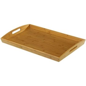 CASA SELECION  VASSOIO bambu' naturale 58X38X6CM COD 29831