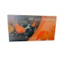 GLOVELY GUANTI IN NITRILE MODELLO TECH SUPER SPESSORIATO ORANGE SENZA POLVERE 50PZ.
