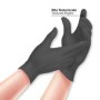 100 GUANTI NITRILE NERI SENZA POLVERE PF BLACK 35 GUANTI MONOUSO