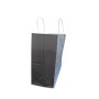 BUSTA BORSE SHOPPER SACCHETTI DI CARTA CON MANICO CORDINOBIANCO COLORE NERO