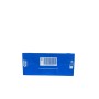 250 BUSTE BORSE SHOPPER 25X11X24 SACCHETTI DI CARTA CON MANICO CORDINO BIANCO COLORE BLU