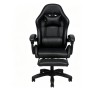 SEDIA DA GAMING OC-810 PELLE SINTETICA, CON ROTELLE CUSCINO SUPPORTO E CON POGGIAPIEDI