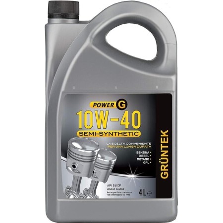 GRUNTEK 8869 OLIO MOTORE  POWER G 10W40 SEMI-SYNTETIC 4 LITRI