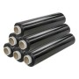 1 BOBINA FILM ESTENSIBILE PELLICOLA NERA 2,4 KG 23 MICRON PER IMBALLAGGIO 50 CM