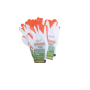 KIT DA 5 PAIA DI GUANTI DA GIARDINO IN NYLON 60% /40% GOMMA TAGLIA 10