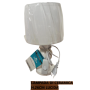 TECHMADE Lampada da Scrivania LED, da Tavolo, Touch Control, Wireless Ricaricabile Telefono, 3 Colori Luce | per Cameretta, Ufficio, Studio |Porta USB Lampada Flessibile e regolabile
