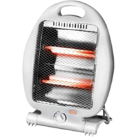 VINCO 70155 800W TERMOSTUFA AL QUARZO - STUFETTA  BIANCA