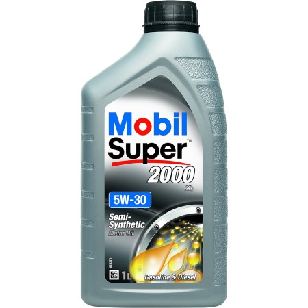 1 LATTINA MOBIL SUPER 2000 5W-30 X1 OLIO MOTORE DIESEL