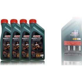 4 LATTINE CASTROL OLIO MOTORE MAGNATEC STOP&START 5W-30 C2 BENZINA E DIESEL 4 LATTINE CASTROL OLIO MOTORE MAGNATEC STOP&START 5W-30 C2 BENZINA E DIESEL