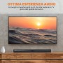 TECHMADE TM-ET030  TV SOUNDBAR SENZA FILO LUCE LED | POTENZA 60WATT | USCITE USB/HDMI/OPTI