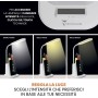 TECHMADE LAMPADA DA SCRIVANIA LED, DA TAVOLO, TOUCH CONTROL, WIRELESS RICARICA