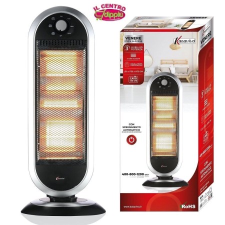 STUFA ALOGENA VENERE KASAVIVA 400-800-1200W CON SPEGNIMENTO AUTOMATICO