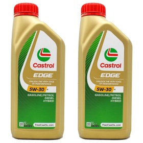 2 LATTINE  OLIO MOTORE CASTROL 5W-30 M 15BF67