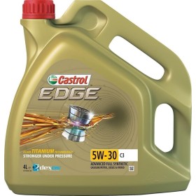 OLIO MOTORE CASTROL EDGE 5W-30 C3 TITANIUM 4 LITRI DEXOS OLIO MOTORE CASTROL EDGE 5W-30 C3 TITANIUM 4 LITRI DEXOS