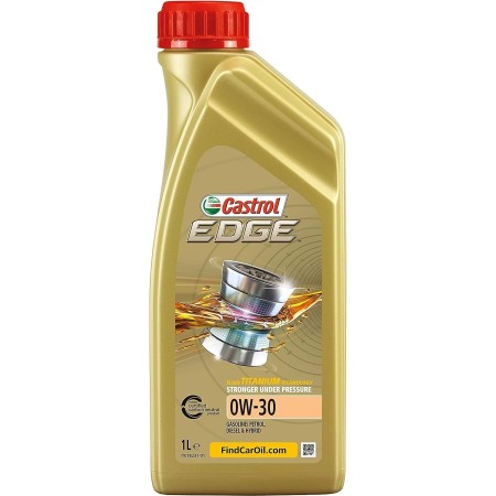 4 LATTINE OLIO MOTORE PROFESSIONALE CASTROL EDGE 0W-30 4 LITRI TITANIUM  8993