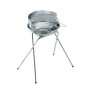 OMPAGRILL BARBECUE CARBONE 480 PRO ACCIAIO INOX 70480 GRIGLIA 44CM
