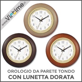 OROLOGIO DA PARETE ABS TONDO DIAMETRO 30 EFFETTO LEGNO VIRTIME OROLOGIO DA PARETE ABS TONDO DIAMETRO 30 EFFETTO LEGNO VIRTIME