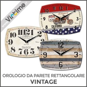 OROLOGIO DA PARETE RETTANGOLARE VINTAGE 31X23 VIRTIME D'ARCHITECTURE LEGNO OROLOGIO DA PARETE RETTANGOLARE VINTAGE 31X23 VIRTIME D'ARCHITECTURE LEGNO
