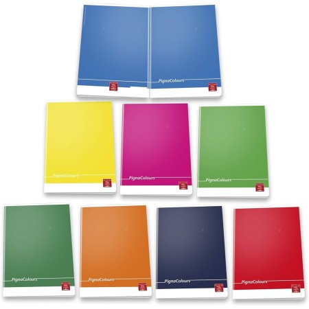 PIGNA COLOURS 02308751R, QUADERNO FORMATO A4, RIGATURA 1R, CARTA 80G/MQ