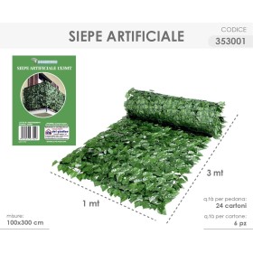 SIEPE ARTIFICIALE DEL GIUDICE CASALINGHI S.R.L. SIEPE Artificiale 100x300cm 3530 SIEPE ARTIFICIALE DEL GIUDICE CASALINGHI S.R.L. SIEPE Artificiale 100x300cm 3530