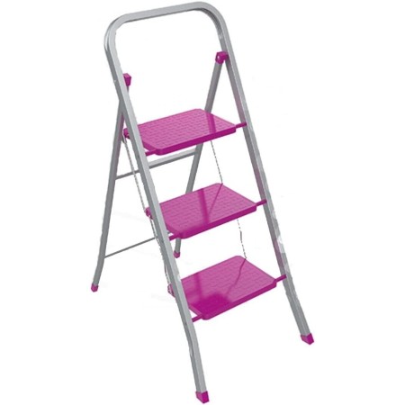 SGABELLO IN ACCIAIO SLIMMY 3 GRADINI KG 100 FRAMAR ANTISCIVOLO FR147