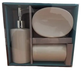 SET CERAMICA PORTASAPONE BIANCO 3 PEZZI MODELLO CLASSIC VIRTIME SET CERAMICA PORTASAPONE BIANCO 3 PEZZI MODELLO CLASSIC VIRTIME