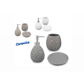 SET CERAMICA PORTASAPONE 3 PEZZI MODELLO MARTELLO VIRTIME SET CERAMICA PORTASAPONE 3 PEZZI MODELLO MARTELLO VIRTIME