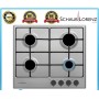 SCHAUB LORENZ PIANO COTTURA A GAS SSPC604XF 60CM INOX 4 FUOCHI -