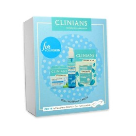 CLINIANS 192290  KIT HYDRA BASIC SET REGALO CREMA VISO PELLI NORMALI +GEL DETEREGENTE +MASCHERA VISO+FASCIA
