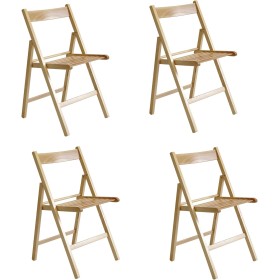 ITALIADOC SET 4 SEDIE IN LEGNO PIEGHEVOLI HAPPY HOUR NATURALI  IT220/18 ITALIADOC SET 4 SEDIE IN LEGNO PIEGHEVOLI HAPPY HOUR NATURALI  IT220/18