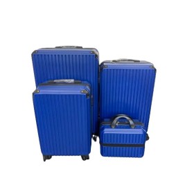 SET DI 4 PEZZI DI VALIGIE DI COLORE BLUE , VALIGIE DA VIAGGIO MULTIFUNZIONALI, TROLLEY RIGIDI SET DI 4 PEZZI DI VALIGIE DI COLORE BLUE , VALIGIE DA VIAGGIO MULTIFUNZIONALI, TROLLEY RIGIDI