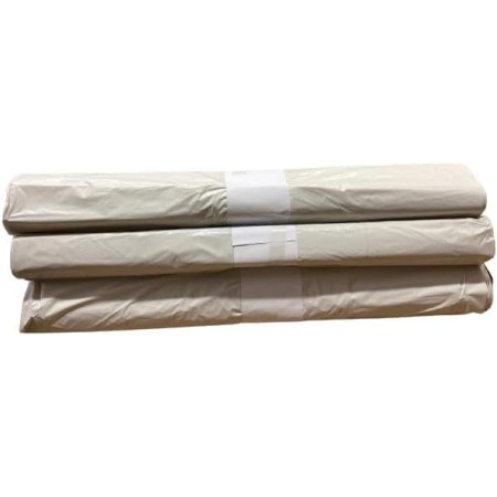 SACCHI PER SPAZZATURA 70X110 BIANCO 30 MICRON 100/200 ROTOLI BUSTE IMMONDIZIE