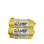 75 SACCHI PER RACCOLTA DIFFERENZIATA  40 LITRI  55X70 COLORE  GIALLO CON MANICI COD 5185 (5 ROTOLI )