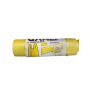 75 SACCHI PER RACCOLTA DIFFERENZIATA  40 LITRI  55X70 COLORE  GIALLO CON MANICI COD 5185 (5 ROTOLI )