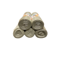 35 SACCHI (5 ROTOLI)  RESISTENTI COLOR AMBRA PER RIFIUTI 90X120 GAMEF 3443 150 LITRI MADE IN ITALY