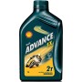 1 LITRO DI OLIO PER I MOTORI 2 TEMPI  LUBRIFICANTE SHELL ADVANCE SX  - 200041